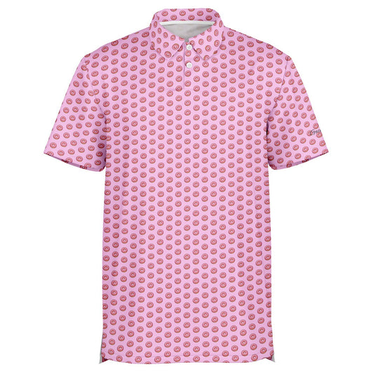Mens Donut All-Over Print Polo