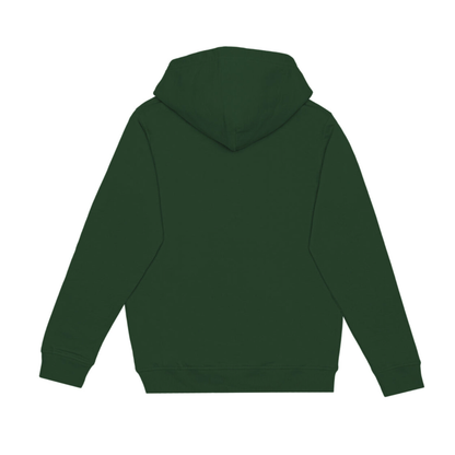 Embroidered Badge Zip-Up Hoodie