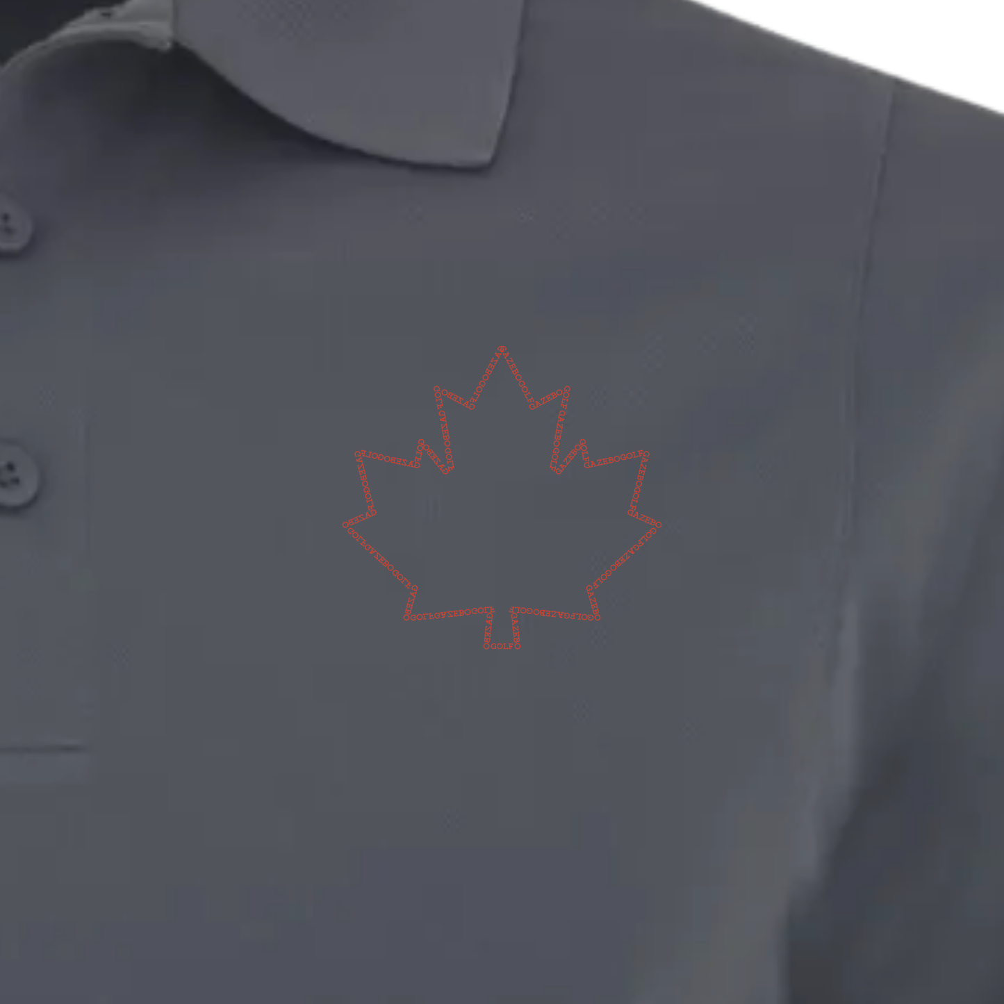 Men's Maple Leaf Pique Polo