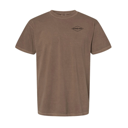 Golfer Nutrition Facts Garment Dyed Tee