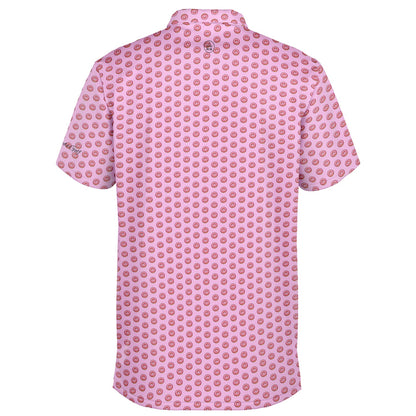 Mens Donut All-Over Print Polo